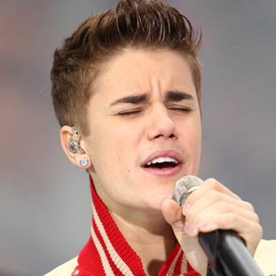 Justin Bieber performs on the 'Today' show in New York.