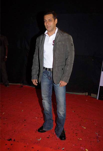 Salman Khan spotted at the Golden Petal Awards.