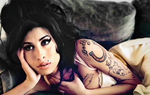 Picture from Amy Winehouse's last photoshoot.