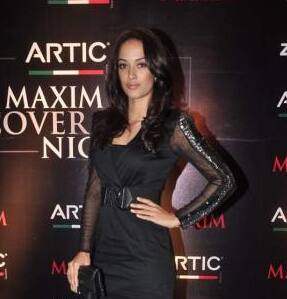 Angela Johnson at Maxim Mag Cover Launch.