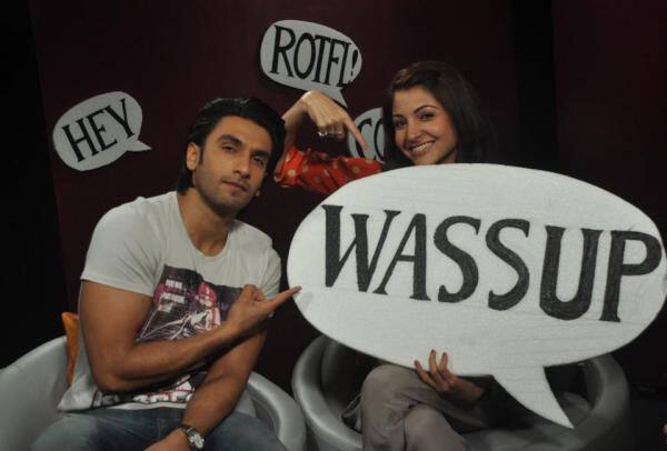 Ranveer Singh and Anushka Sharma spotted on ‘Star Chitchat’.