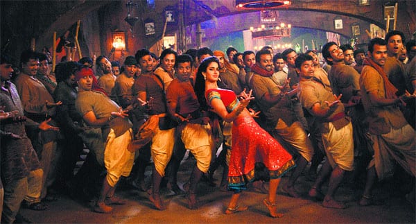 Still from 'Chikni Chameli' item number in the forthcoming 'Agneepath' remake.