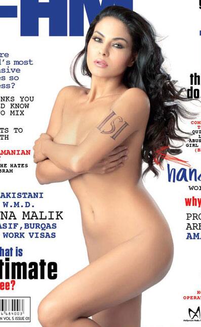 Veena goes naked for a mag cover!