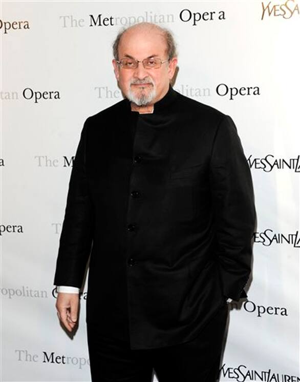 Author Salman Rushdie attends the Metropolitan Opera's gala premiere of Jules Massenet's 