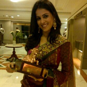 Rana Daggubati posted this pic of Genelia D'Souza on Twitter.