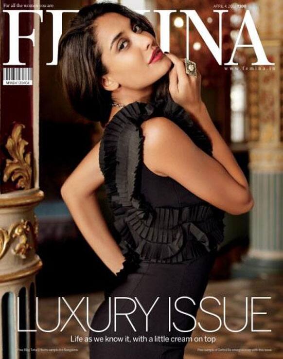 Lisa Haydon on the Cover of Femina, April 2012 issue.