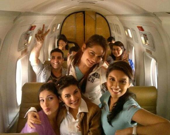 Team of 'Housefull 2'  promote their film.