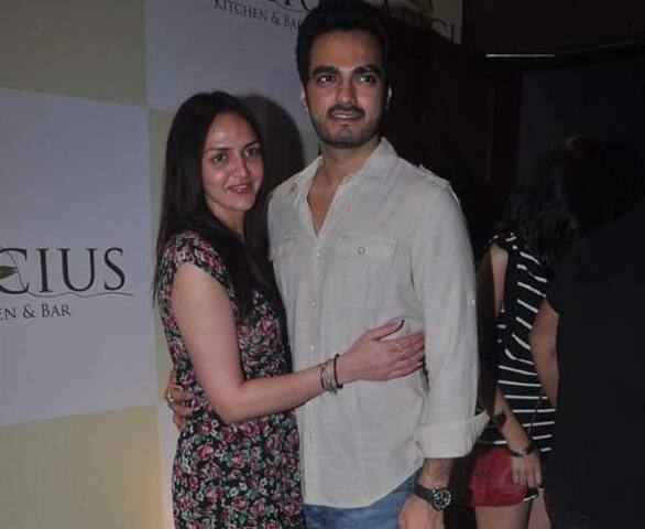 Esha Deol spotted with her fiance, businessman Bharat Takhtani in Mumbai. 