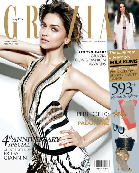 Deepika Padukone scorches on the cover of the latest issue of 'Garzia' magazine.