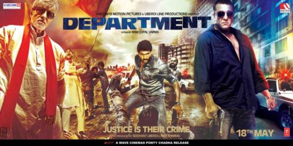 Rana Daggubati posted the first look of his upcoming Hindi flick 'Department' on Twitter.