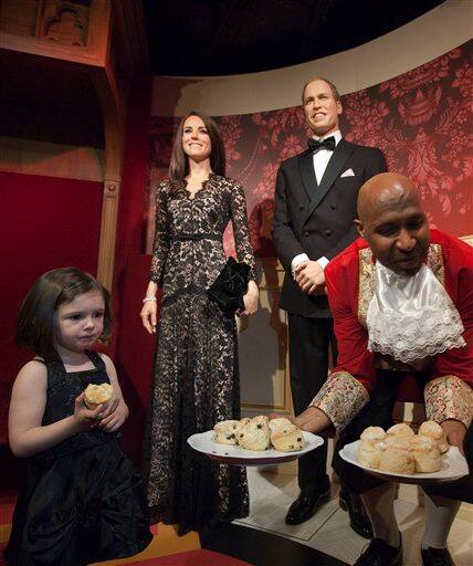 Princess Catherine and Prince William join the royals at the Madame Tussauds.