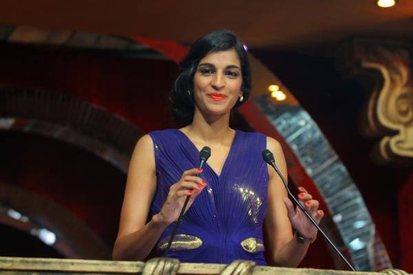 Anushka Manchanda hosted a segment of the Royal Stag #MMA2011.