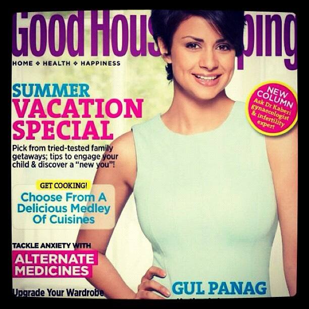 Gul Panag on the cover of Good Housekeeping magazine.