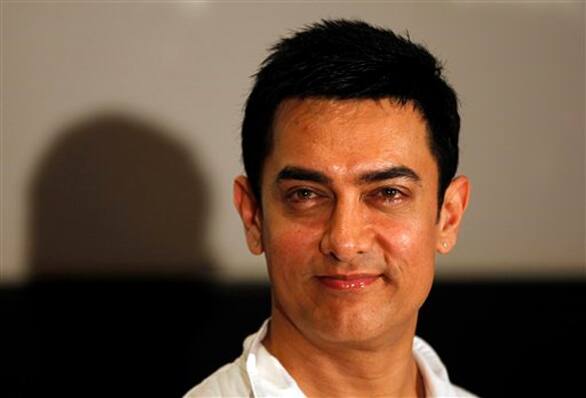 Aamir Khan speaks during a press conference to promote his upcoming television show 'Satyamev Jayate' in Mumbai.