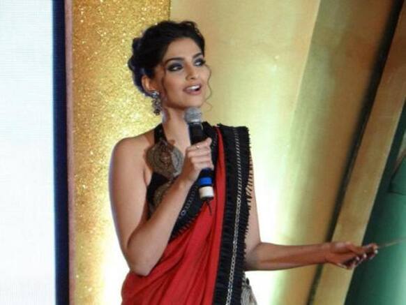 Sonam Kapoor at the L'Oreal Beauty Awards.