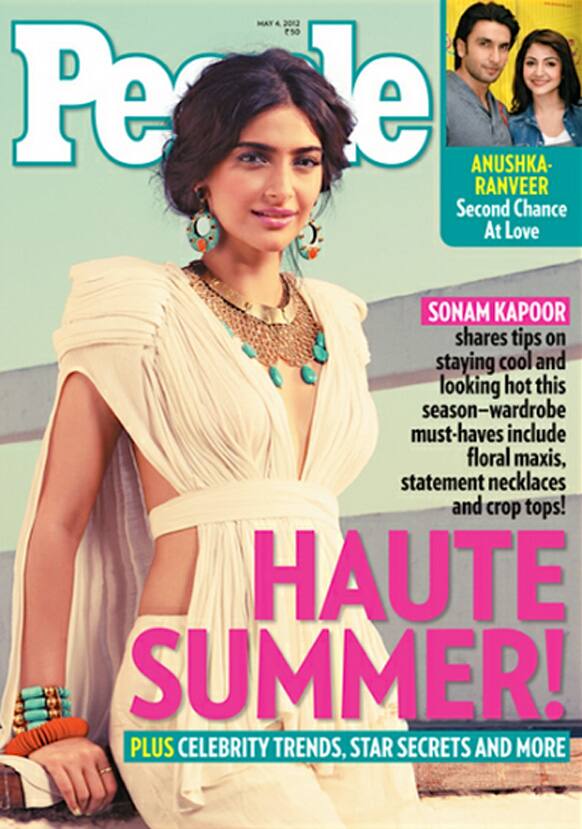 Sonam Kapoor on the cover of the latest issue of People magazine.