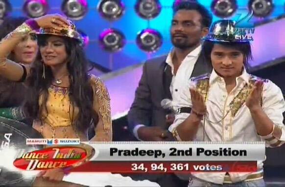 Rajasmita and Pradeep share the stage with Remo.