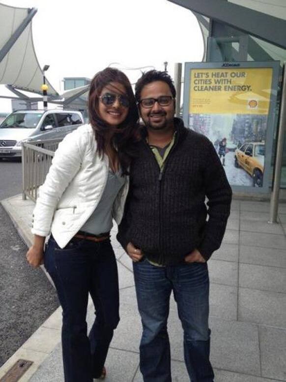 Priyanka Chopra was spotted with Nikhil Advani in London.