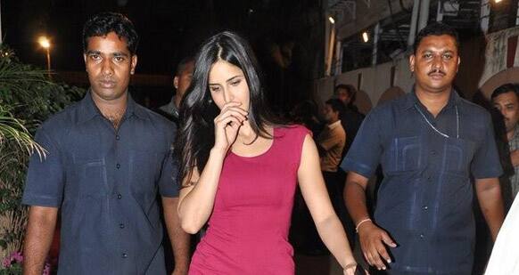 Bollywood actress Katrina Kaif attends the launch of the Kallista Spa and Salon in Mumbai.