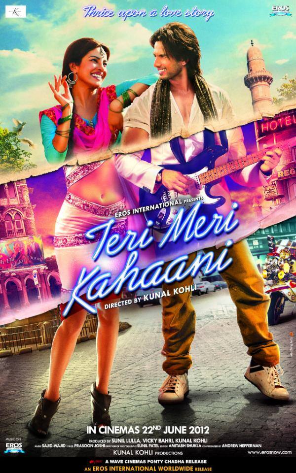 Priyanka Chopra posted this new poster of her upcoming film 'Teri Meri Kahani' with Shahid Kapoor on Twitter.