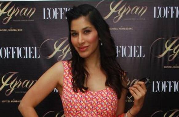 Sophie Choudhry at L'Officiel India's 10th Anniversary lunch.