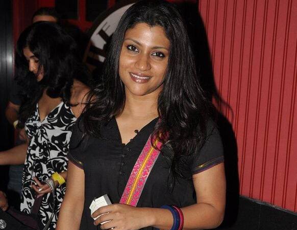 Konkona Sen Sharma at The Comedy Store for the comic act of 'Fatso'.