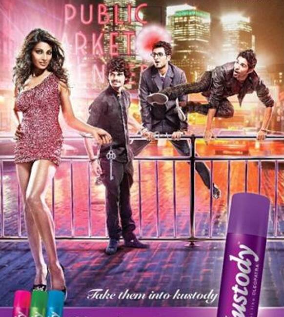 Bipasha Basu's sizzling hot Kustody Deo Print Ad.