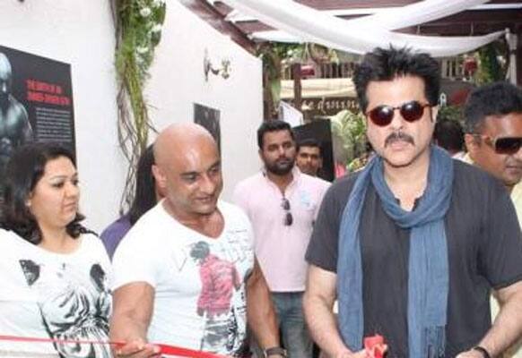 Anil Kapoor at the launch of Sanjeev Chadha’s Red Gym. 