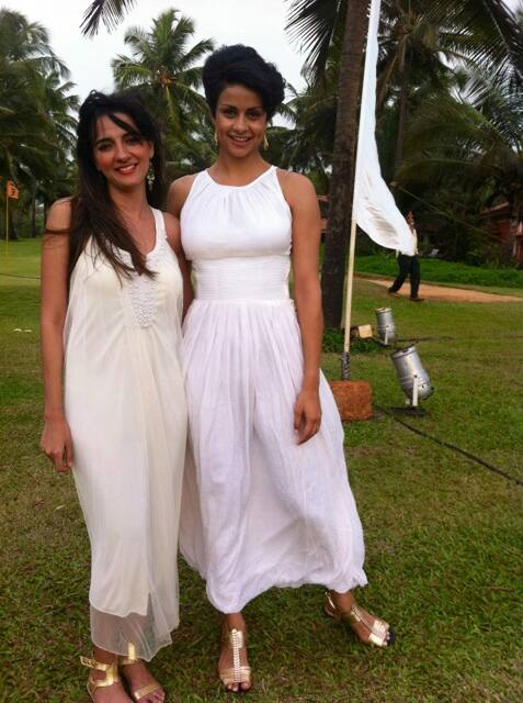 Gul Panag with Shruti Seth.