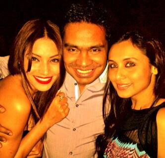 Bipasha Basu and Rani Mukerji with a friend.