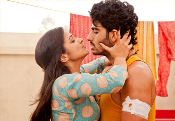 Parineeti Chopra and Arjun Kapoor in a still from 'Ishaqzaade'.