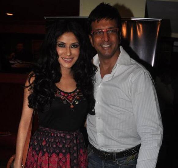 Nandana Sen and Jaaved Jaffrey at the screening of their film 'The Forest'.