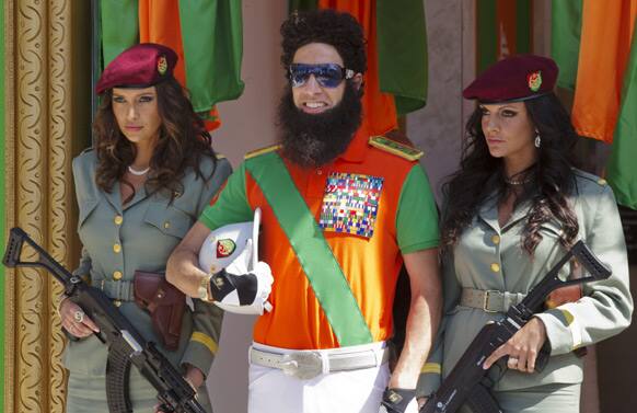 Actor Sacha Baron Cohen poses during a photo call for The Dictator at the 65th international film festival, in Cannes, southern France.