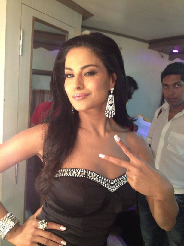 Veena Malik on the sets of her upcoming flick.