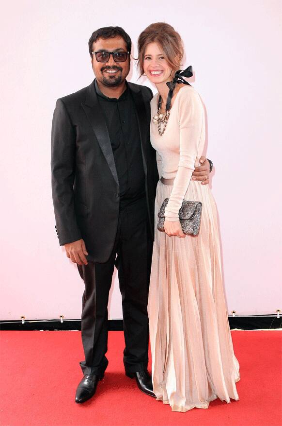 Anurag Kashyap and his wife, actress Kalki Koechlin at the premeire of 'Gangs Of Wasseypur'. 