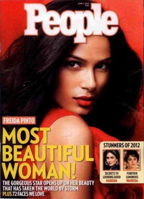 Freida Pinto on the Cover of People India June 2012.