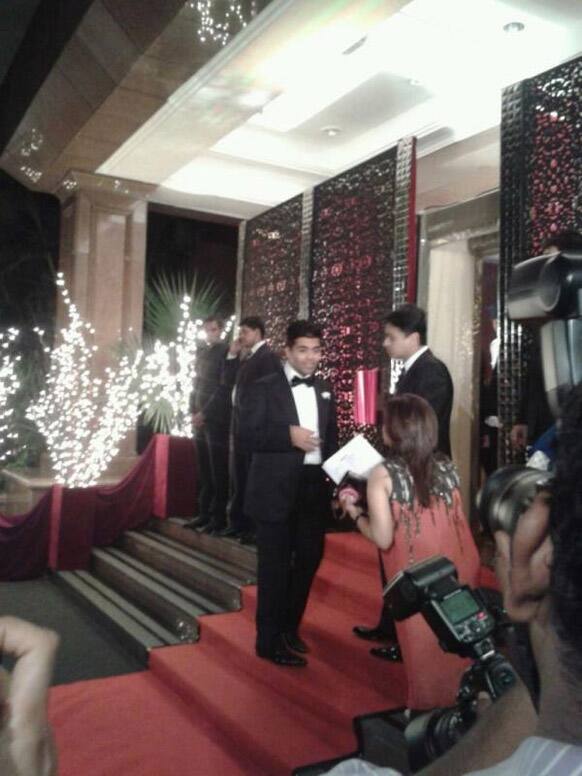 Karan at this 40th birthday bash which is said to be hottest party in B-town today.