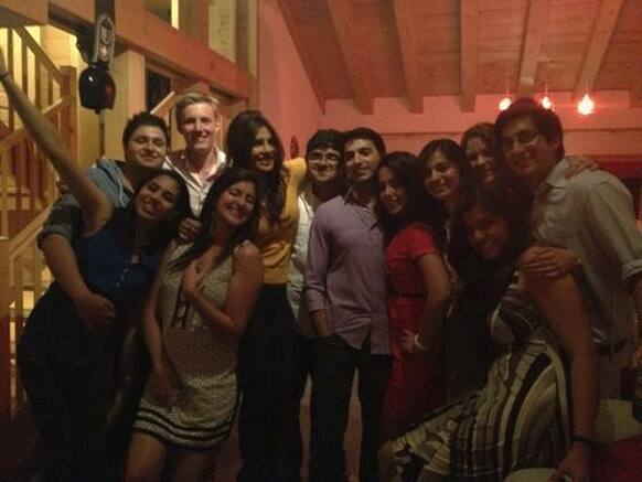 Priyanka Chopra celebrates with 'graduates in the house' in Switzerland. Her tweet read: 