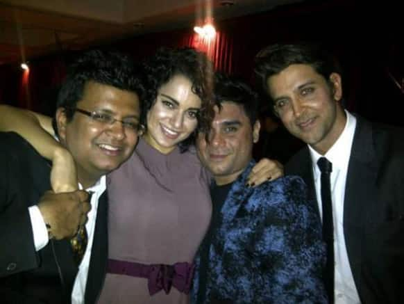 Hrithik Roshan and Kangana Ranaut had a gala time!