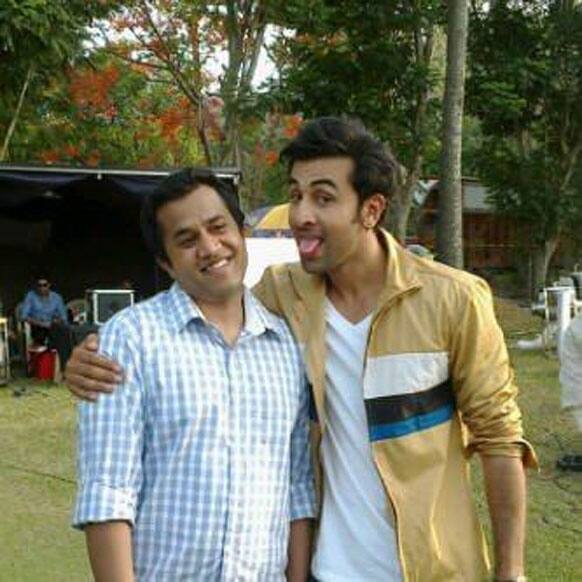 Omi Vaidya tweets a picture with Ranbir Kapoor.