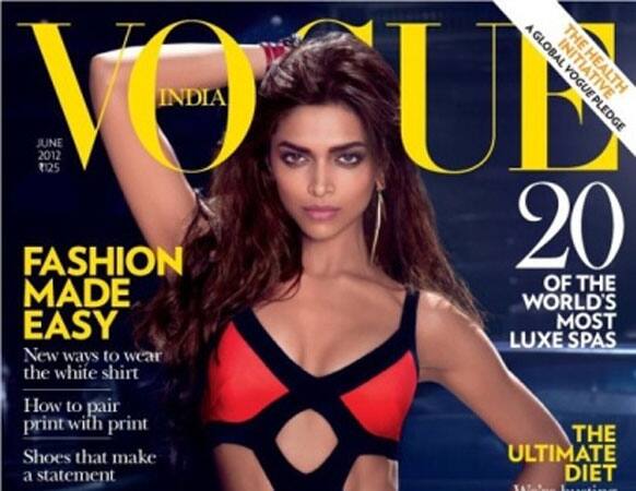 Deepika on the cover of Vogue India June 2012 issue.