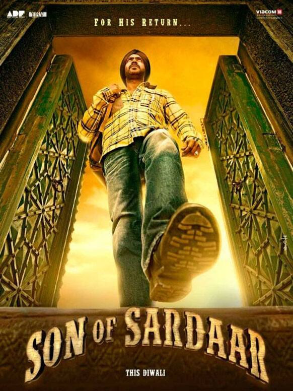 Poster of Ajay Devgn's much awaited 'Son of Sardaar'.