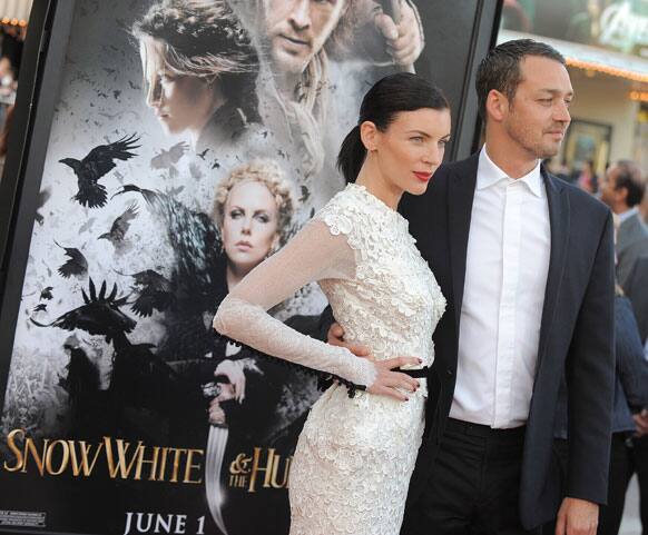 Actress Liberty Ross and director Rupert Sanders attend the 