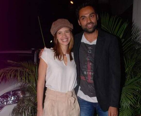 Kalki Koechlin and Abhay Deol at the special screening of Dibakar Bannerjee's 'Shanghai'.