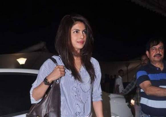 Priyanka Chopra leaves for IIFA 2012.