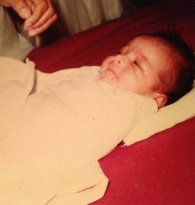 Sonam Kapoor tweets this pic of her when she was just an year old.