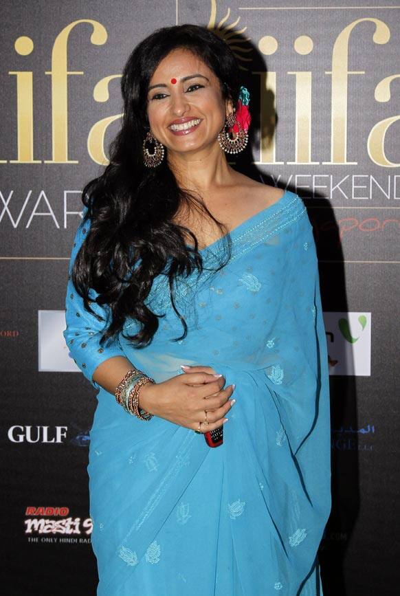 Bollywood actress Divya Dutta arrives on the 