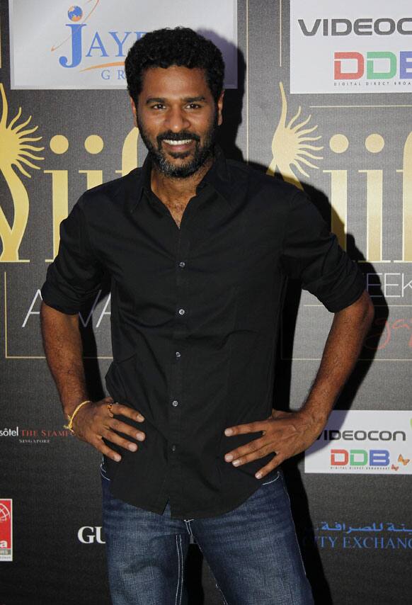 Bollywood dancer Prabu Deva arrives on the 