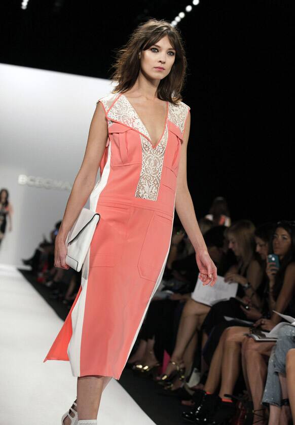 The BCBG MAX AZRIA Spring 2013 collection is modeled during Fashion Week in New York.