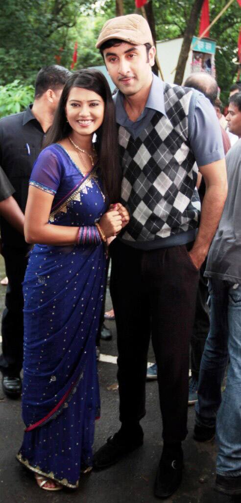 Ranbir strikes a pose with Kratika Sengar of Zee TV's Punarvivaah.